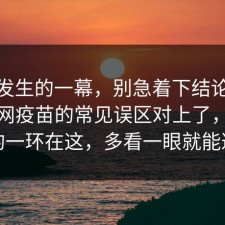 刚刚发生的一幕，别急着下结论：91爆料网疫苗的常见误区对上了，最关键的一环在这，多看一眼就能避坑